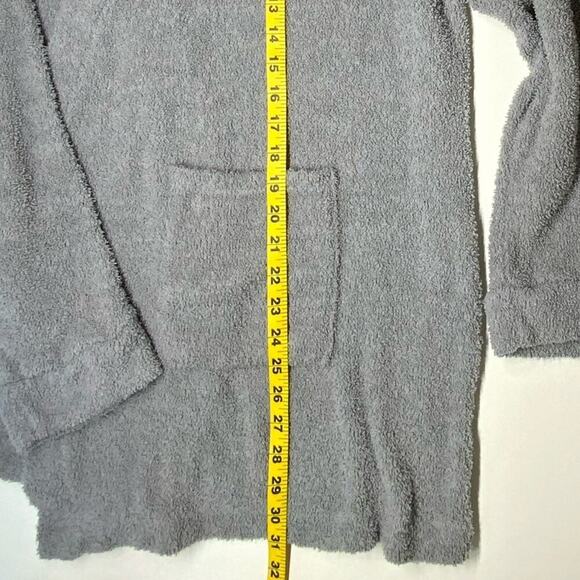 EUC | Laundry | Fleece Open Bath Robe | Gray | 1X - Picture 8 of 12